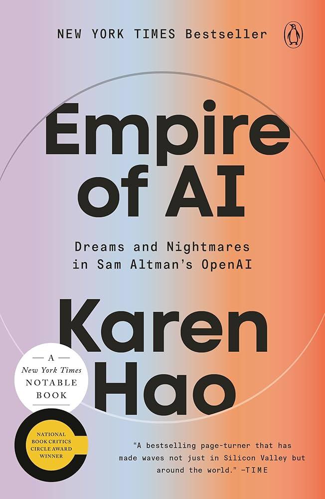 Empire of AI book cover
